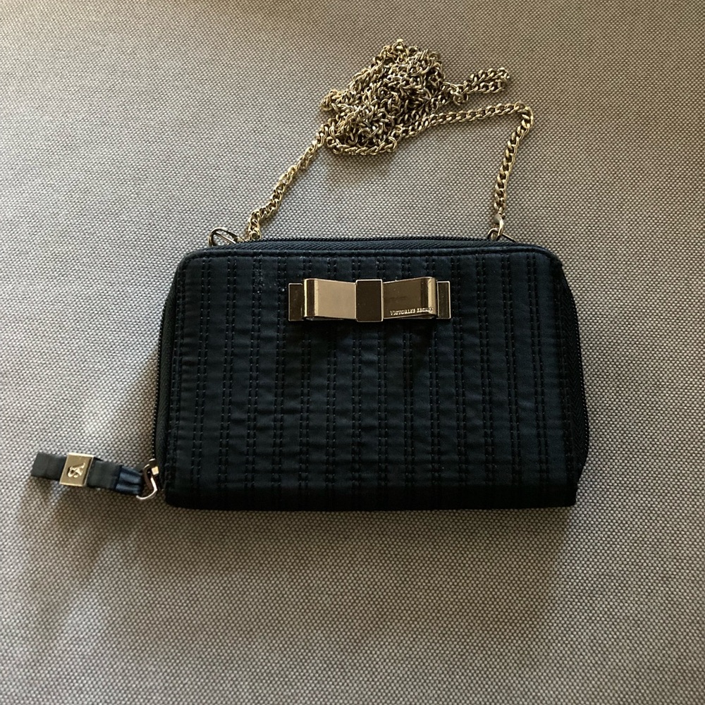 Black Quilted Chain Bag